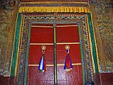 Mustang 01 01-4 Tsarang Gompa Entrance Door We tried to visit the Tsarang Gompa but the caretaker with the keys wasn't around, so the door remained closed. Darn.
